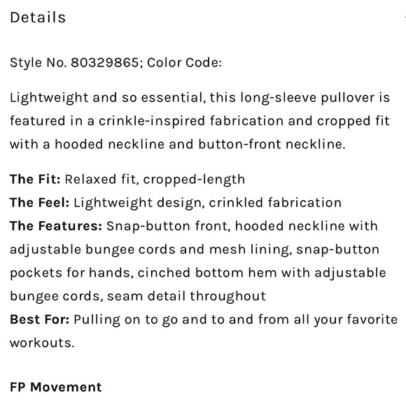 NEW Free People Ride The Wave Solid Popover Jacket In Pink Sand - Picture 9 of 16